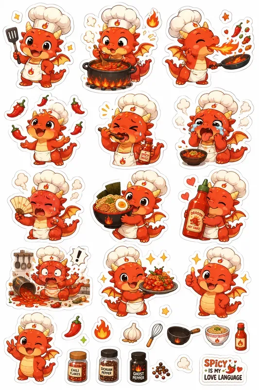 Mascot Sticker Sheet Generator
