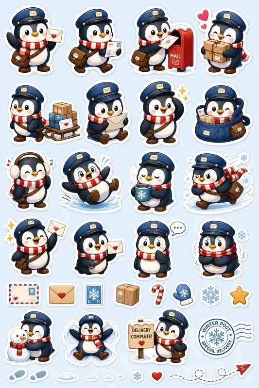 Mascot Sticker Sheet Generator