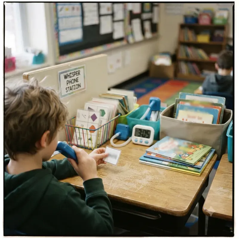 Reading Fluency Station Photo Builders
