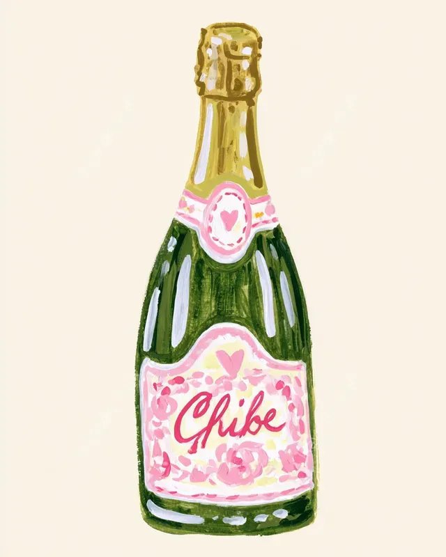 Preppy Coquette Painted Clipart