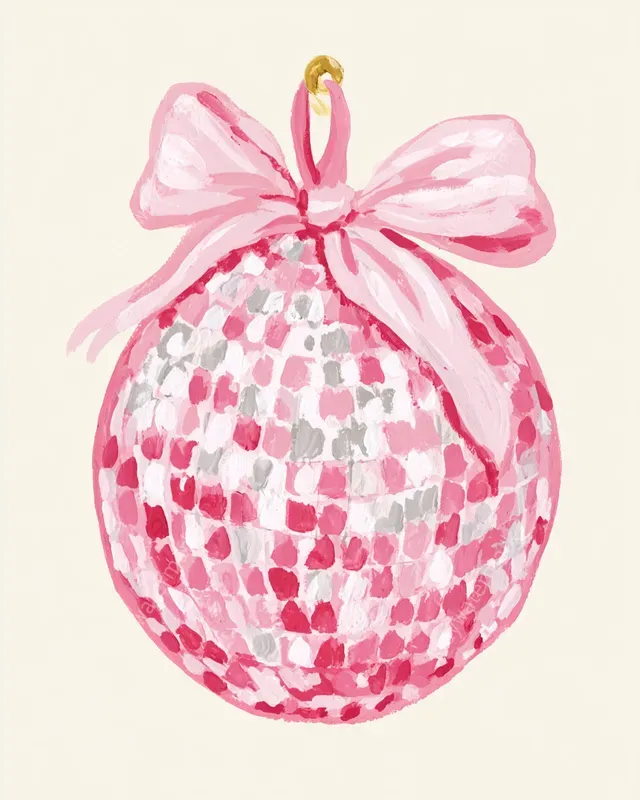 Preppy Coquette Painted Clipart
