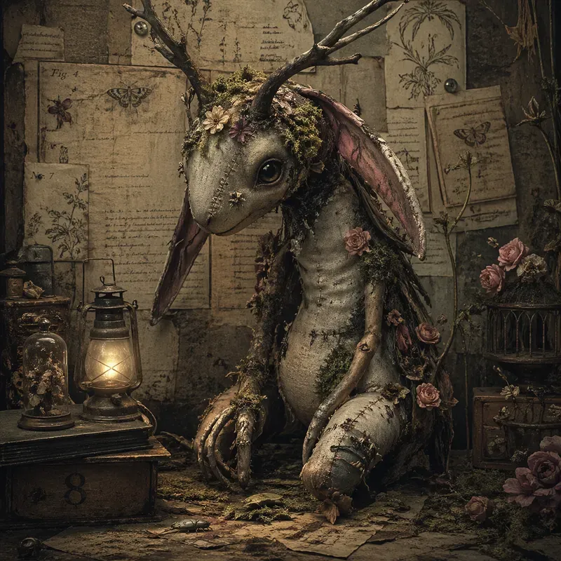 Dark Whimsical Mixed Subjects