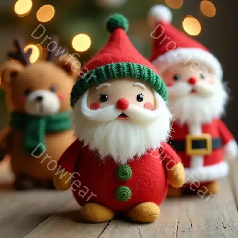 Christmas Felted Dolls