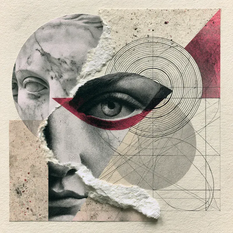 Bauhaus Marble Collages