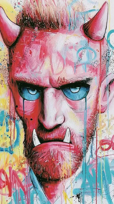 Vandalized Fine Art Urban Graffiti