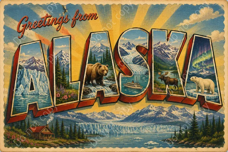 Retro Greetings From Postcards