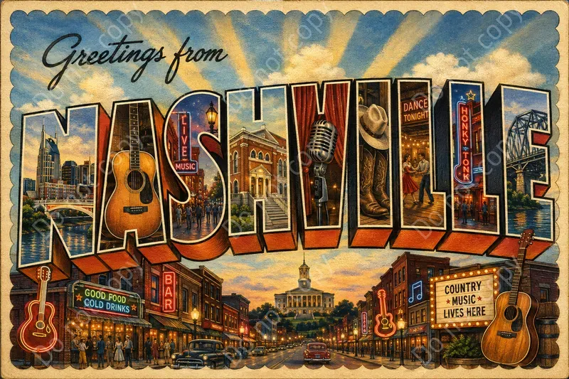 Retro Greetings From Postcards
