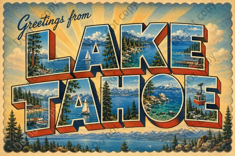 Retro Greetings From Postcards