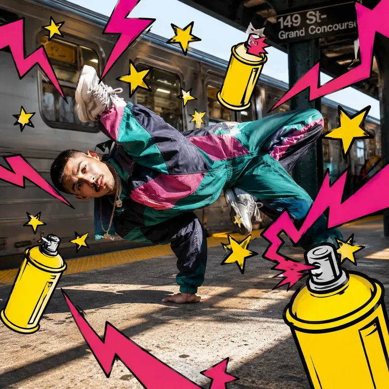 Mixed Media Urban Cartoon Interventions
