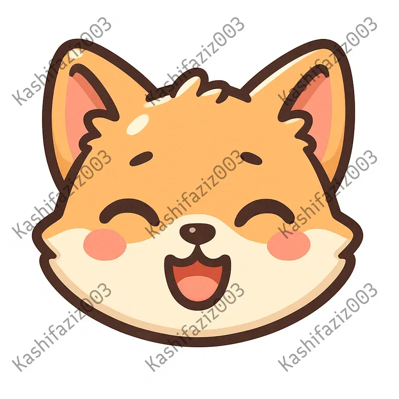 Cute Animal Emoji Sticker Designs