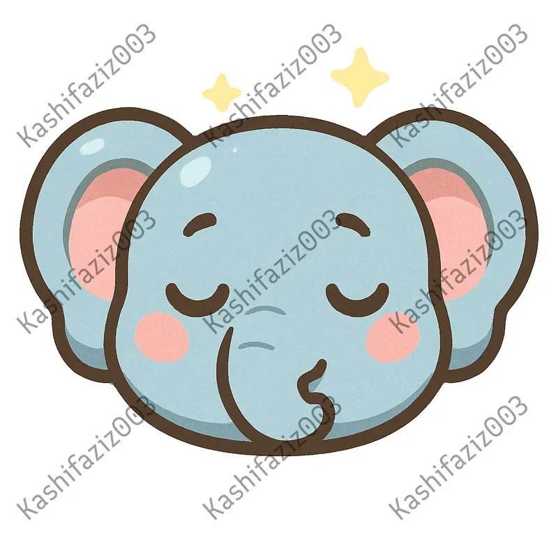Cute Animal Emoji Sticker Designs