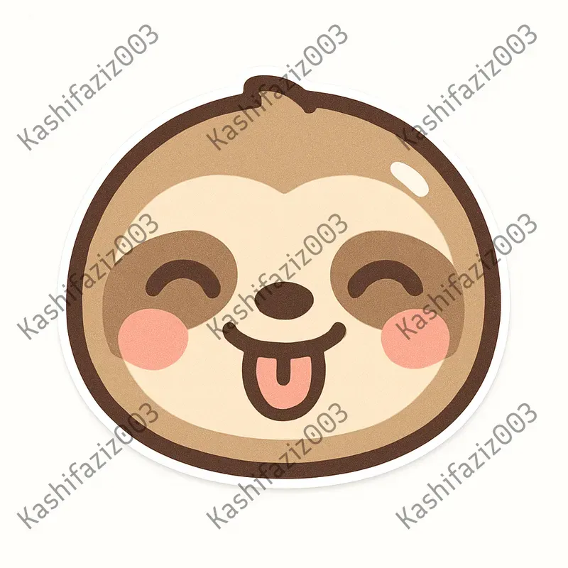 Cute Animal Emoji Sticker Designs