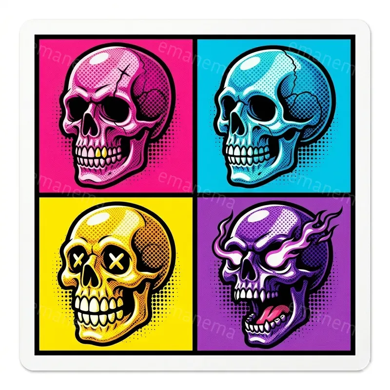 Pop Art Comic Inspired Stickers