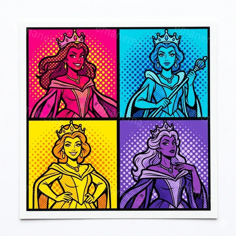 Pop Art Comic Inspired Stickers
