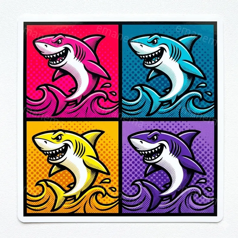Pop Art Comic Inspired Stickers