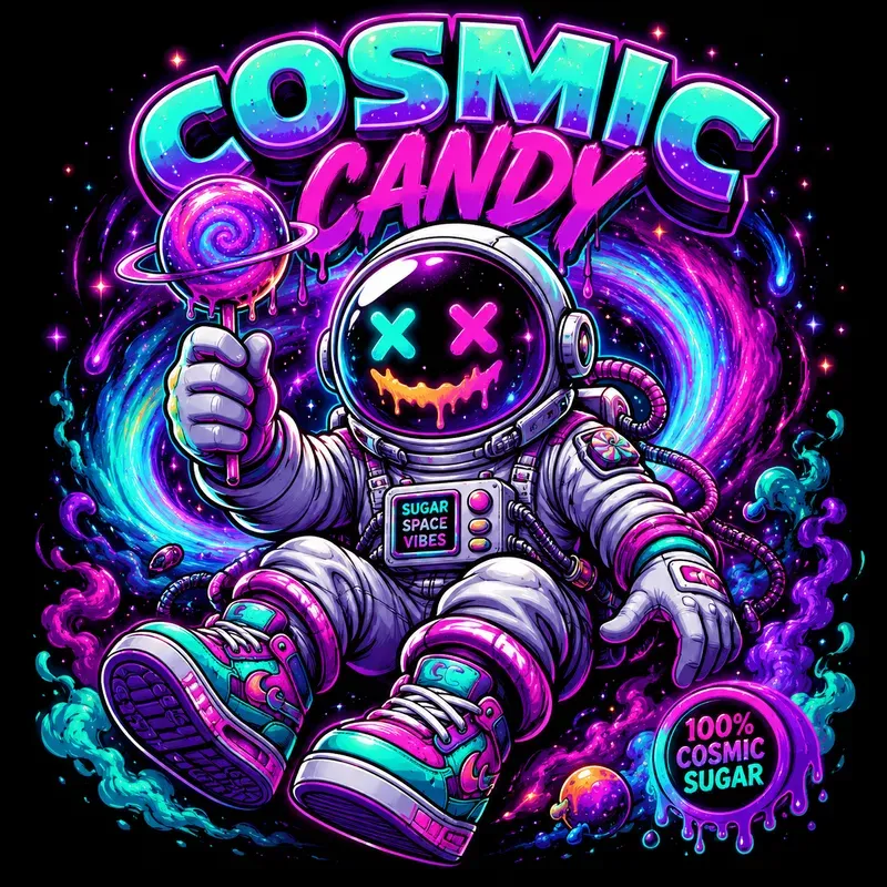 Neon Mascot Streetwear Posters