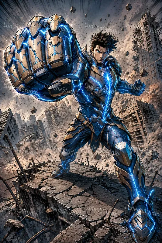 Dynamic Foreshortened Comic Covers