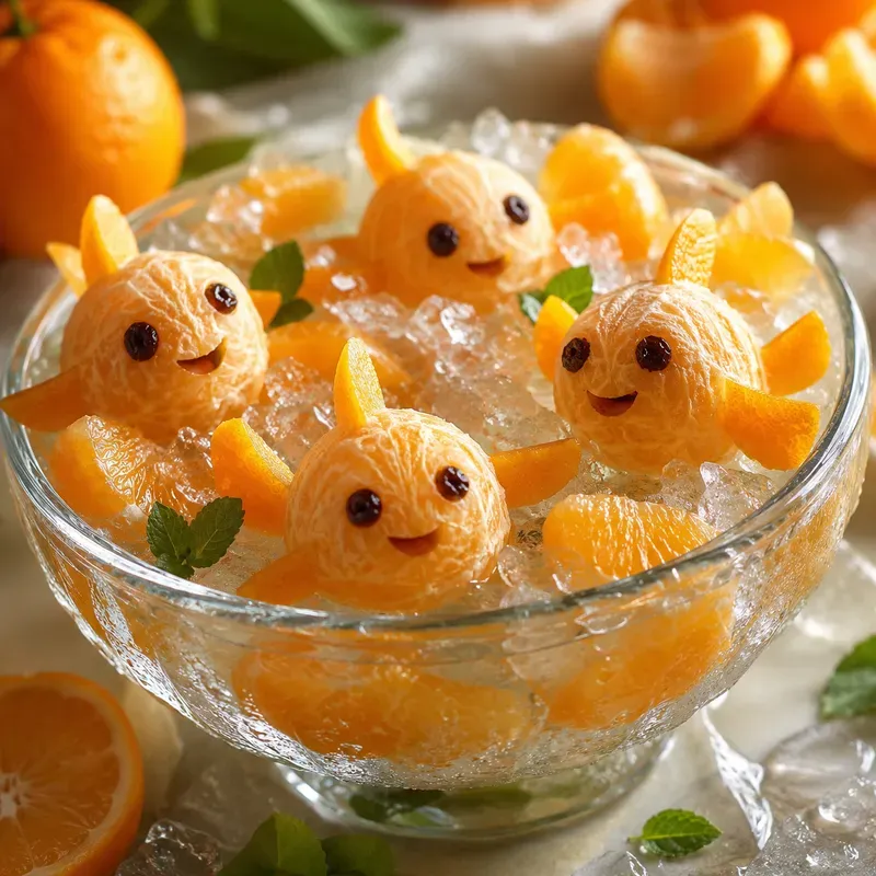 Whimsical Fruit Food Characters