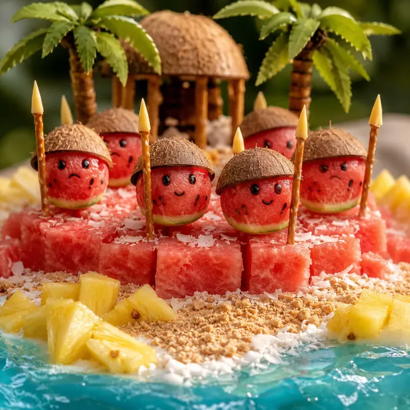 Whimsical Fruit Food Characters