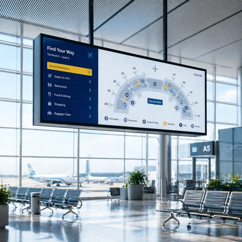 Premium 3D Digital Signage Mockups