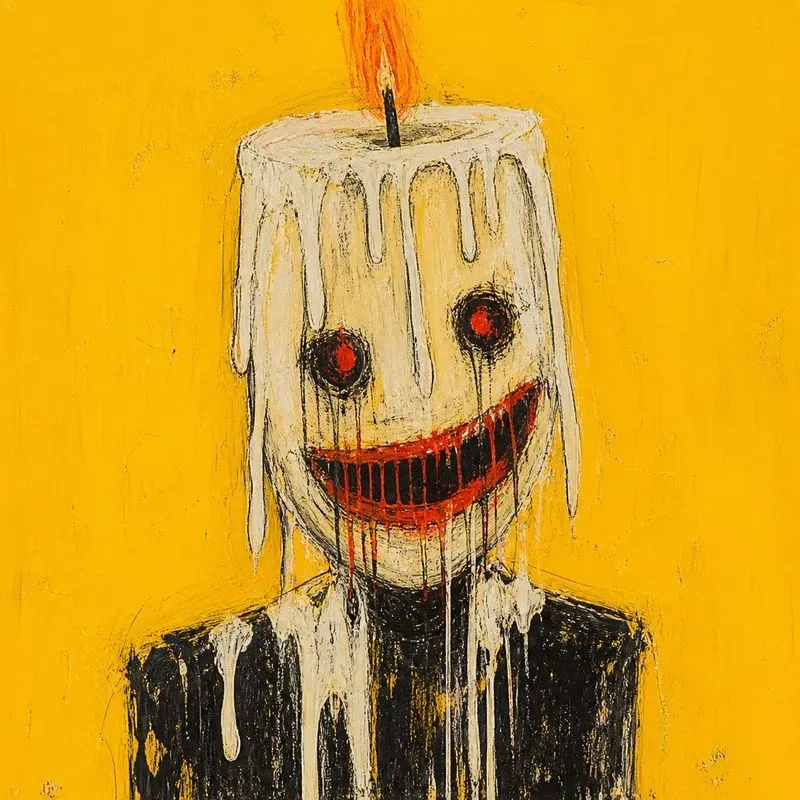 Dark Naive Monster Expression Art