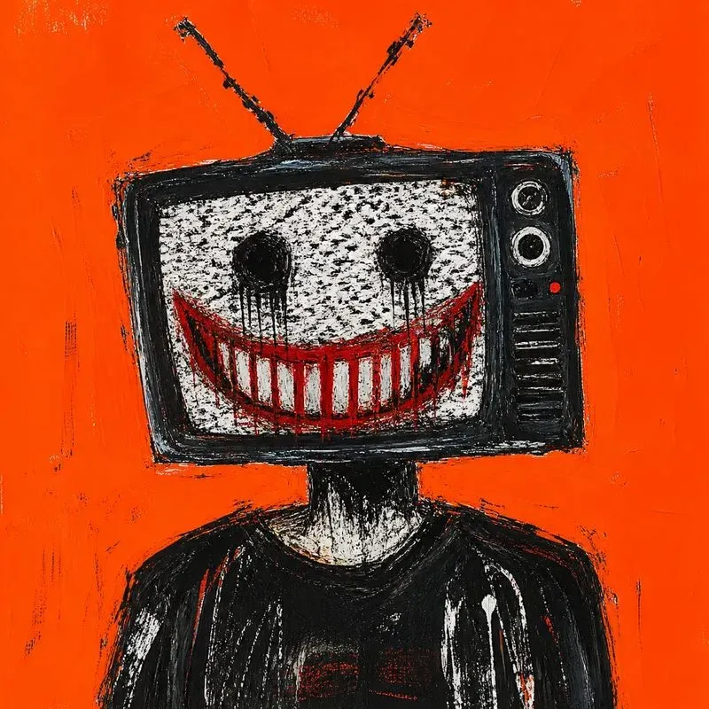 Dark Naive Monster Expression Art