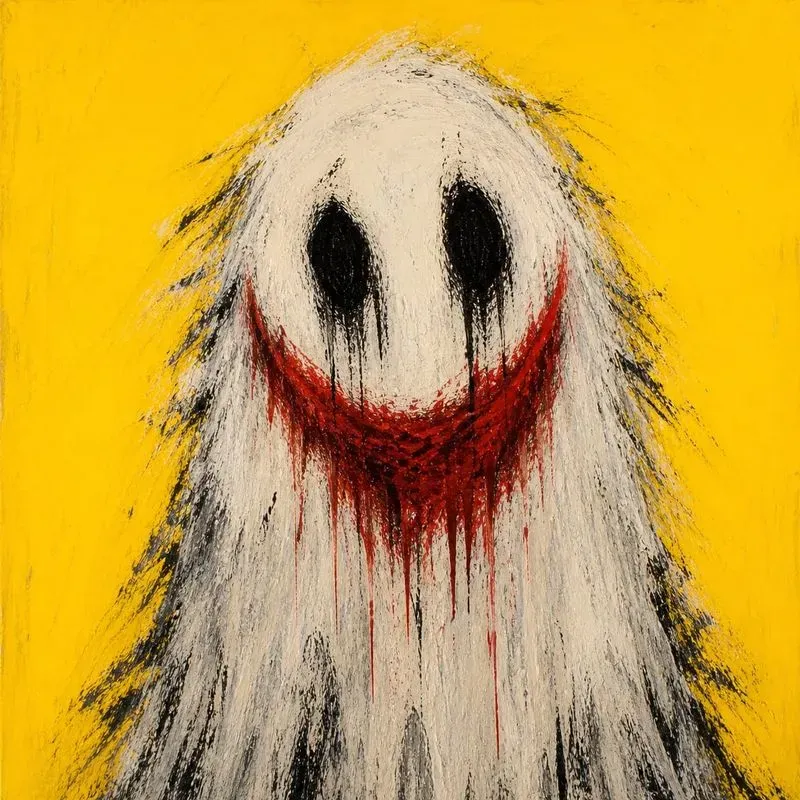 Dark Naive Monster Expression Art