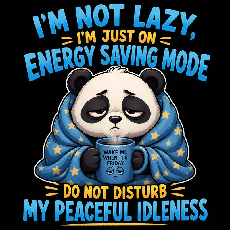 Sleepy Mood Sarcastic Cartoon Designs