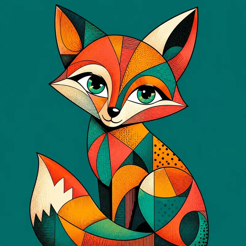 Abstract Popart Animal Portraits
