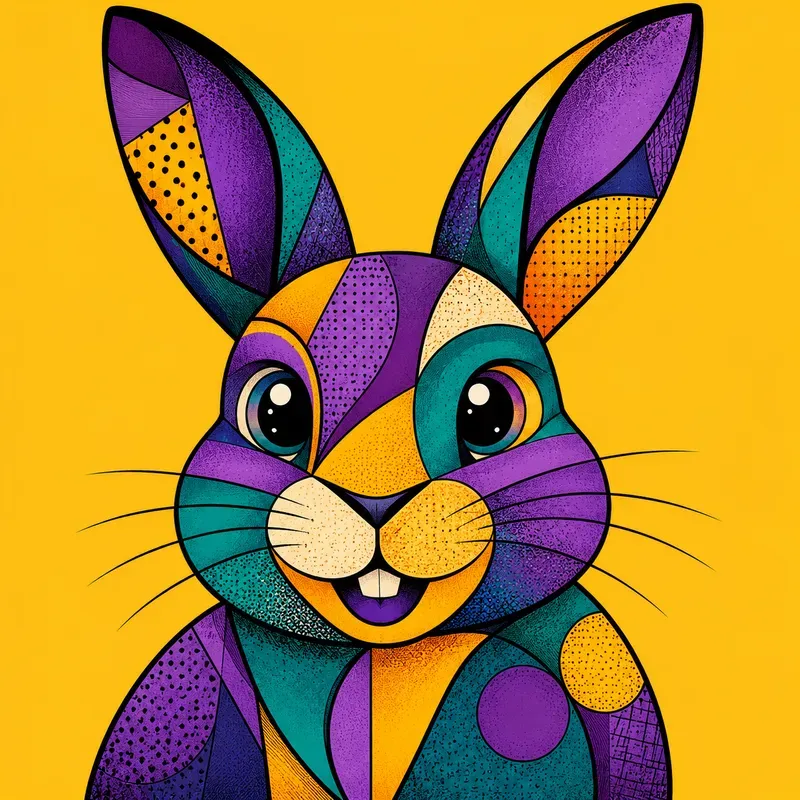 Abstract Popart Animal Portraits