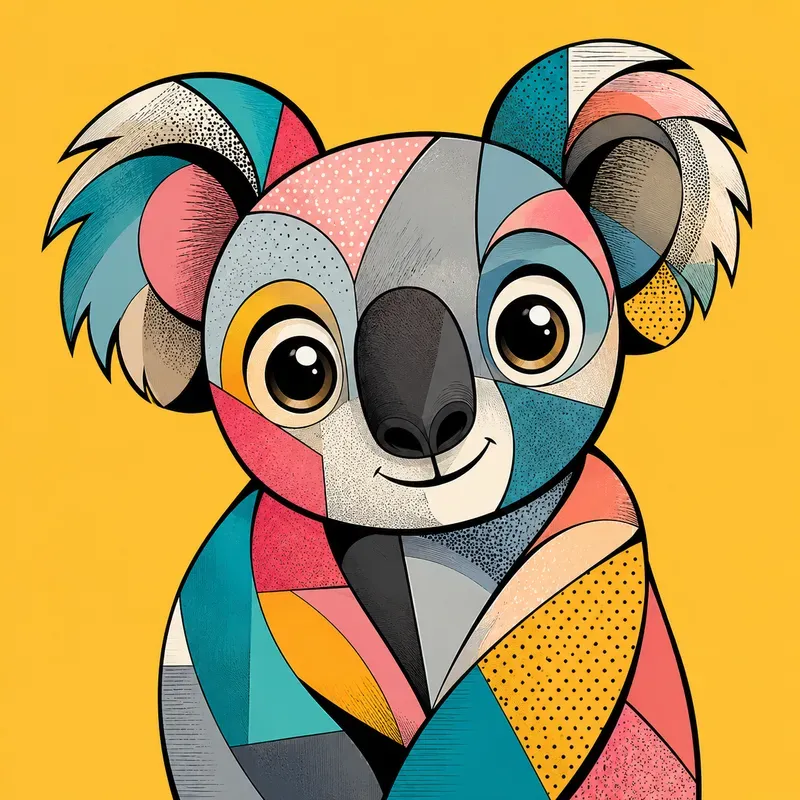 Abstract Popart Animal Portraits
