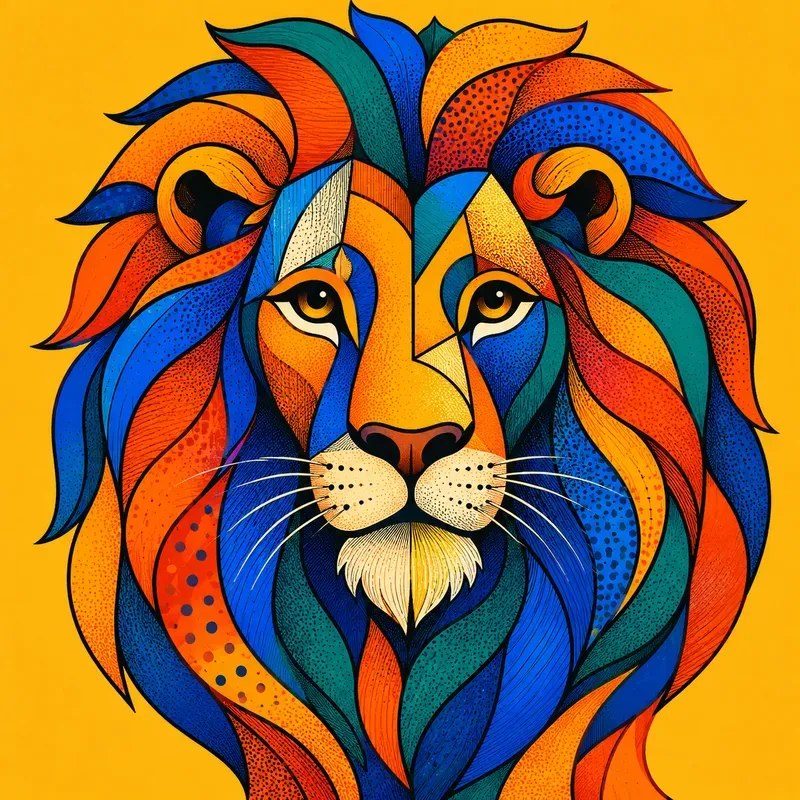 Abstract Popart Animal Portraits