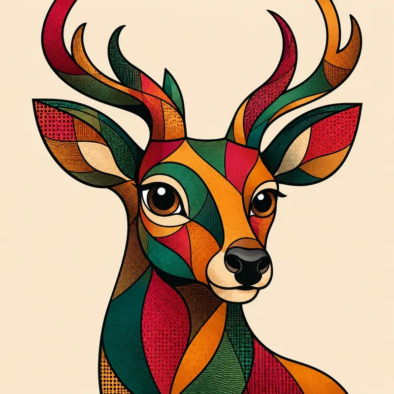 Abstract Popart Animal Portraits