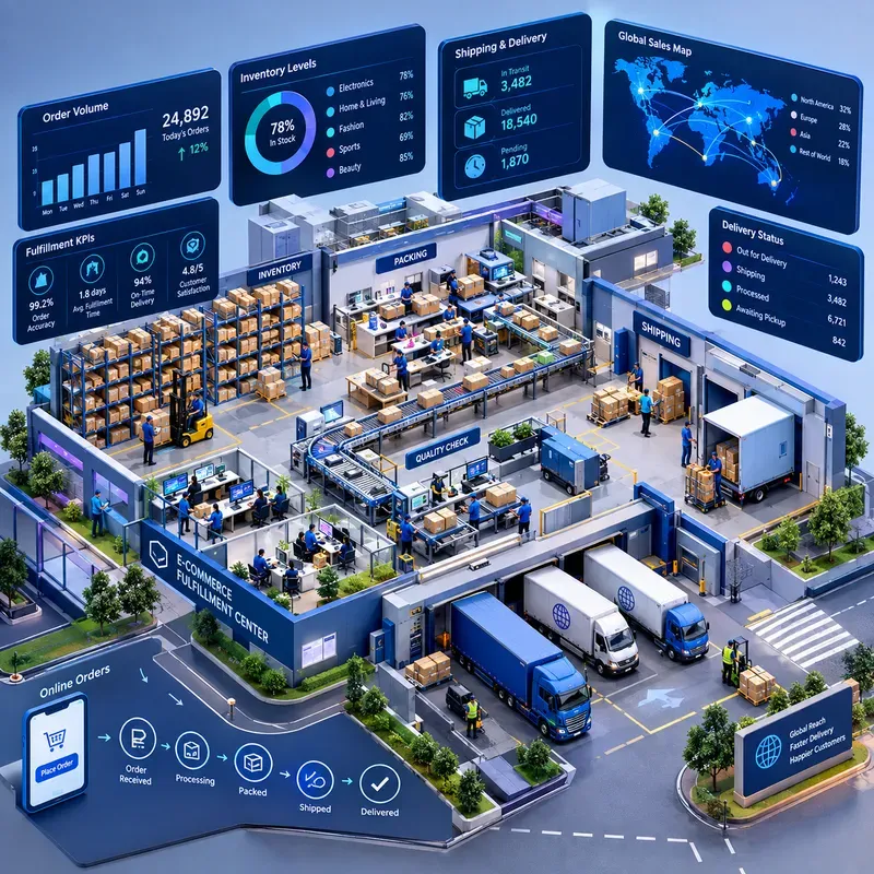 3D Business Workflow Dioramas