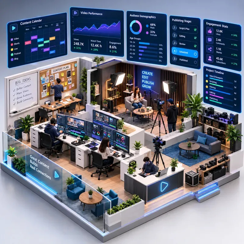 3D Business Workflow Dioramas