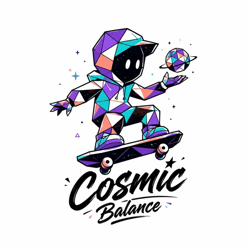 Geometric Polygon Mascot Logos