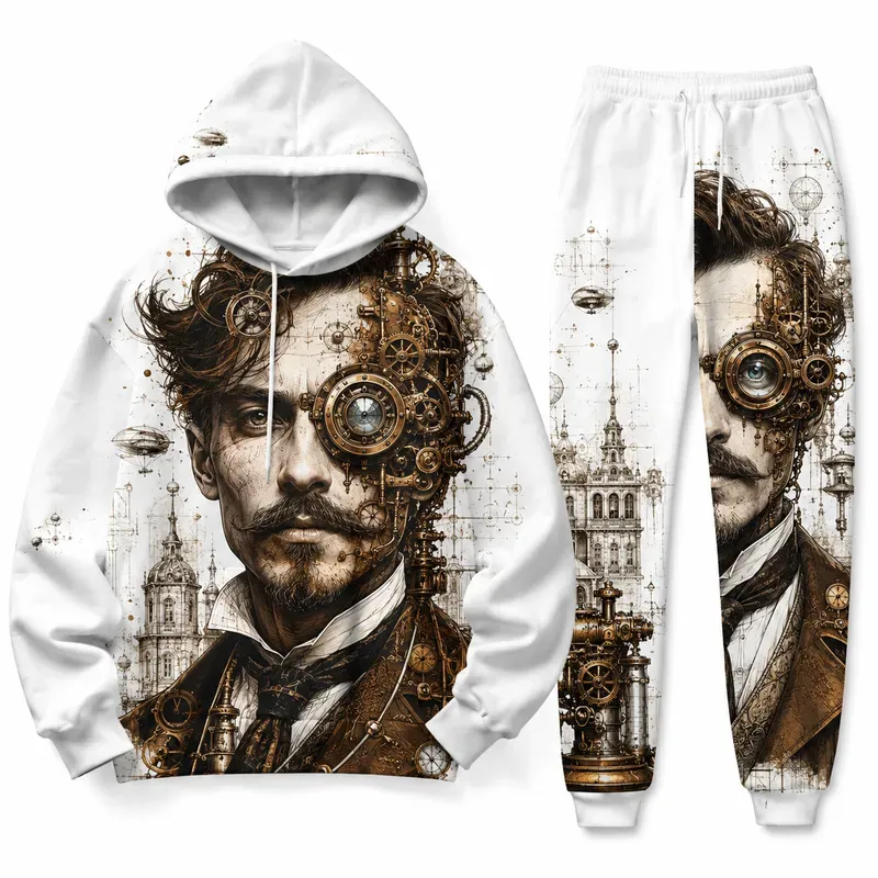 Bold Character Face Streetwear Tracksuits