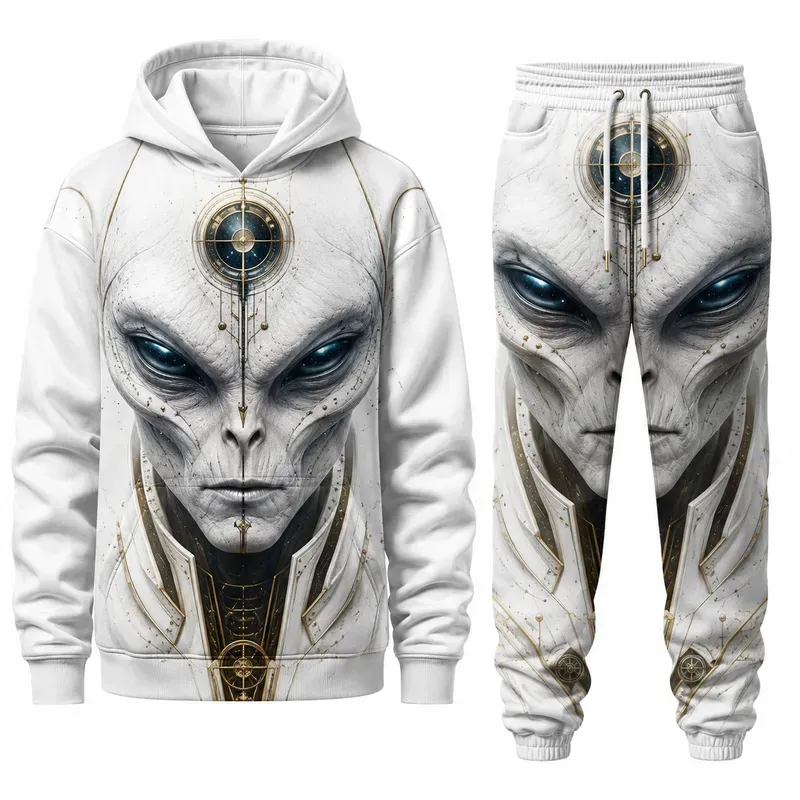 Bold Character Face Streetwear Tracksuits