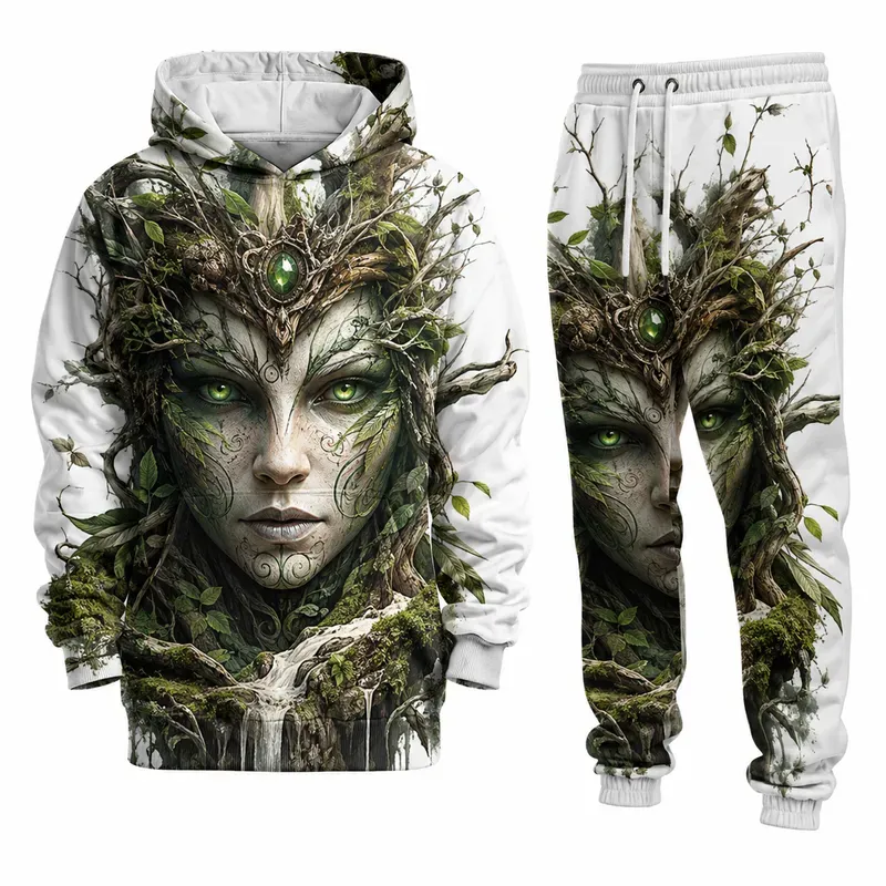 Bold Character Face Streetwear Tracksuits