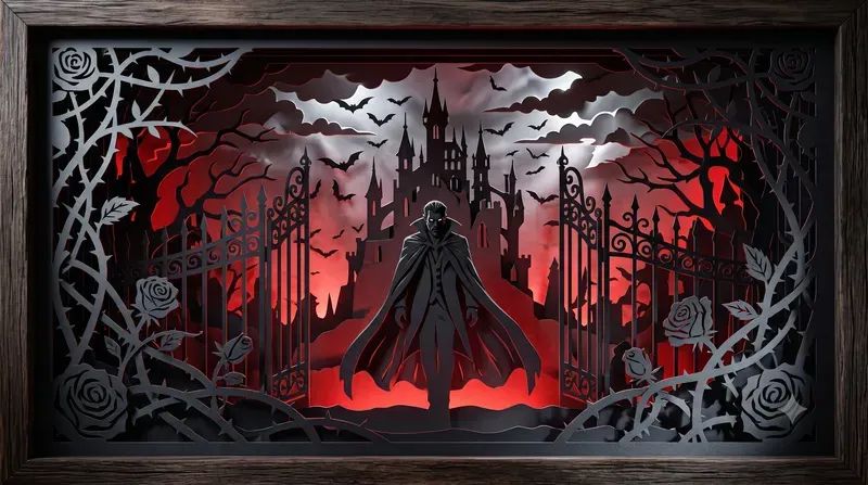 Ethereal 3D Papercut Lightbox Dioramas