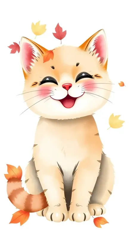Cute Autumn Boho Characters Clipart