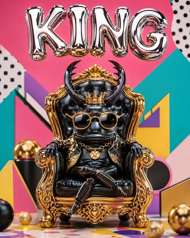 Luxury Bug Throne Posters