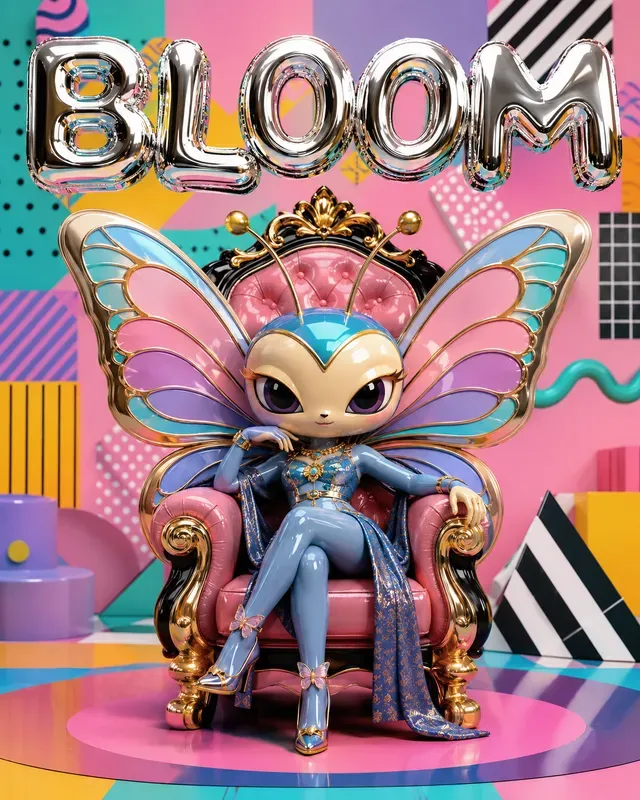 Luxury Bug Throne Posters