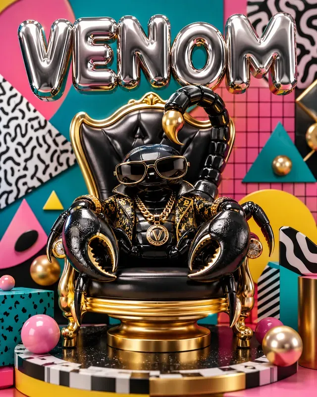Luxury Bug Throne Posters