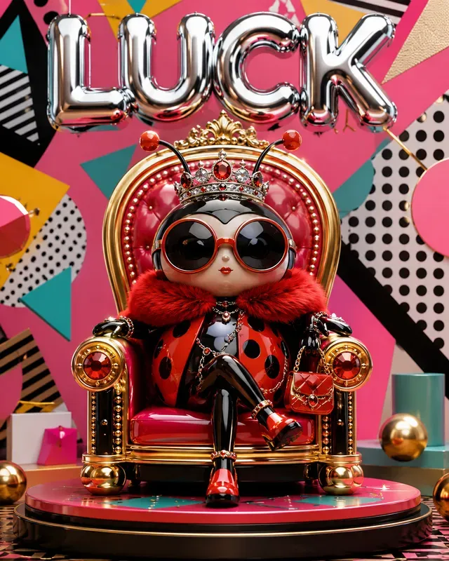 Luxury Bug Throne Posters