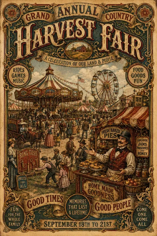 Vintage Fair Poster Collections