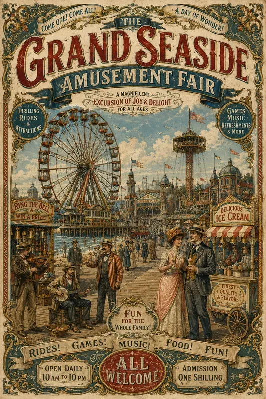 Vintage Fair Poster Collections