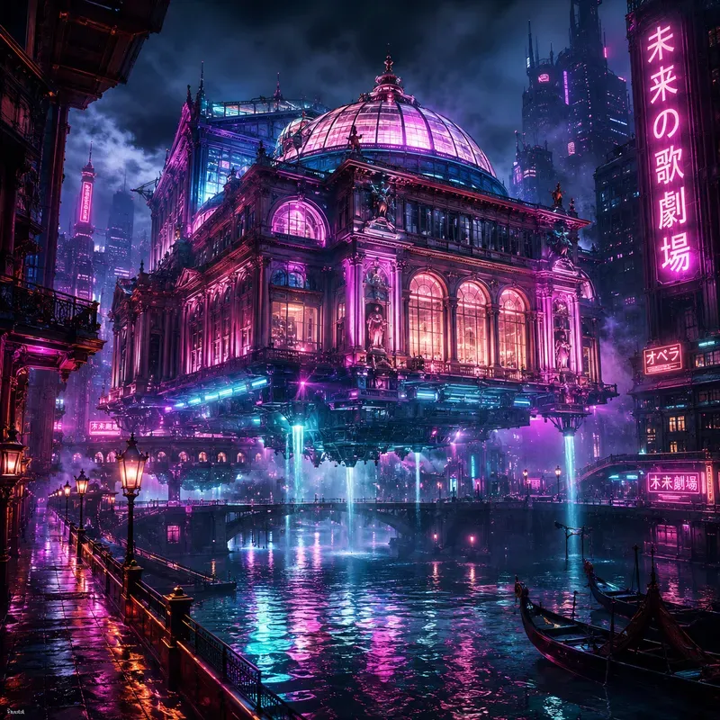 Neon Noir Dreamscapes