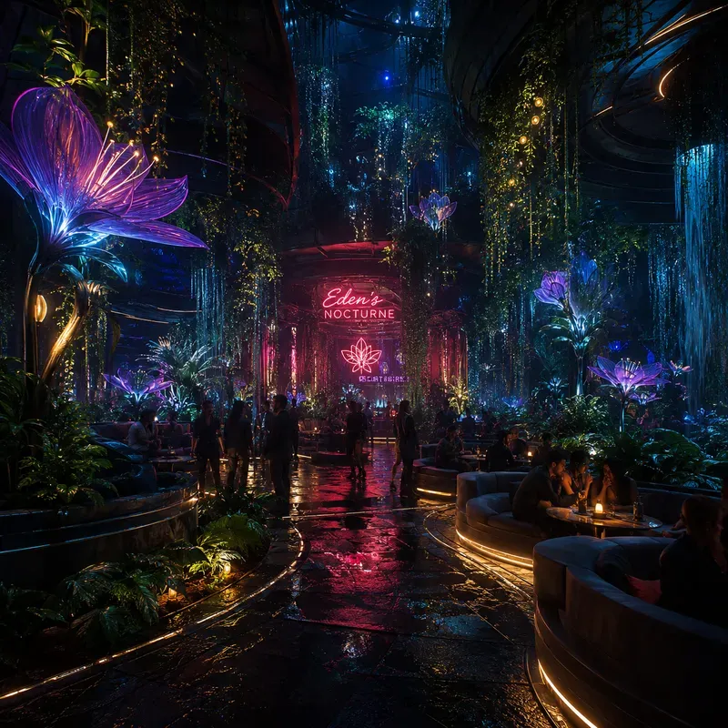 Neon Noir Dreamscapes