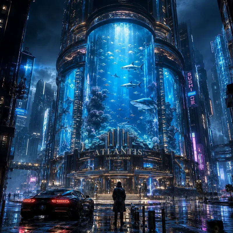 Neon Noir Dreamscapes
